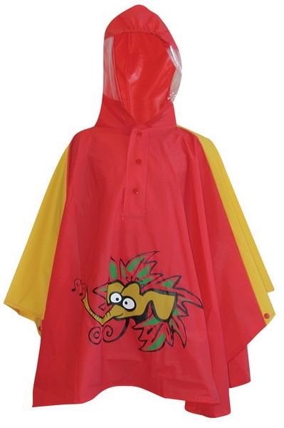 Fastrider Kinder Poncho Red Olifant mit einer Kapuzengrösse 92 (92)