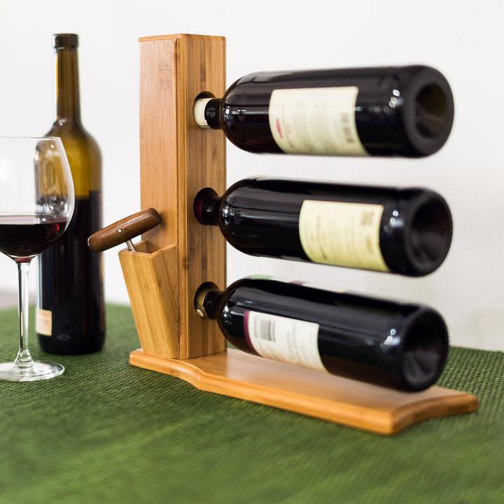 Actual product image Relaxdays Wine rack (Wine bottle holder)