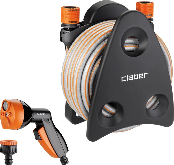 Actual product image Claber Portable Balcony Hose Reel Set 10 (10 m)