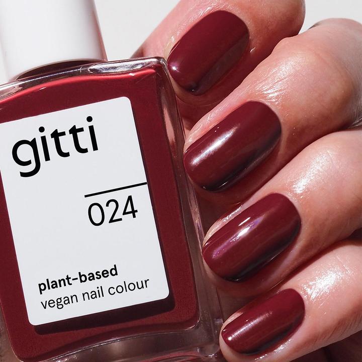 Image du produit Gitti no. 024 Nail Polish Forever Red (024 Rouge éternel, Vernis couleur)