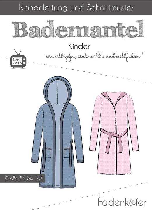 Produktbild Fadenkäfer Schnittmuster Bademantel