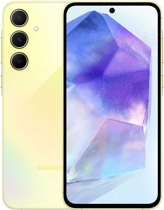 Samsung Galaxy A55 (256 GB, Awesome Lemon, 6.60", SIM + eSIM, 50 Mpx, 5G)
