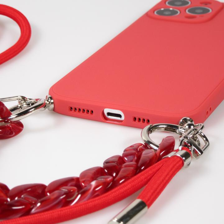 Image du produit PhoneLook Coque Gel silicone avec corde collier & chaîne de pierre décorative (Apple iPhone 13 Pro Max)