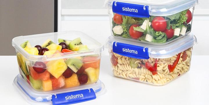 Produktbild Sistema Square Klip it Plus 3pack 1,15ml (1.15 l)