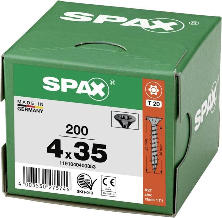 Actual product image Spax Chipboard screws (200 Screws per piece)