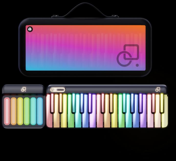 Popu Music PopuPiano 1 Smart Portable Piano - PopuPiano luminoso con PopuBag (29 Chiavi)