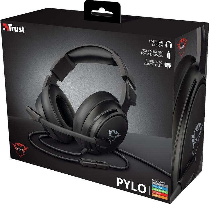 Actual product image Trust Headset GXT 433 Pylo Black (Cable)
