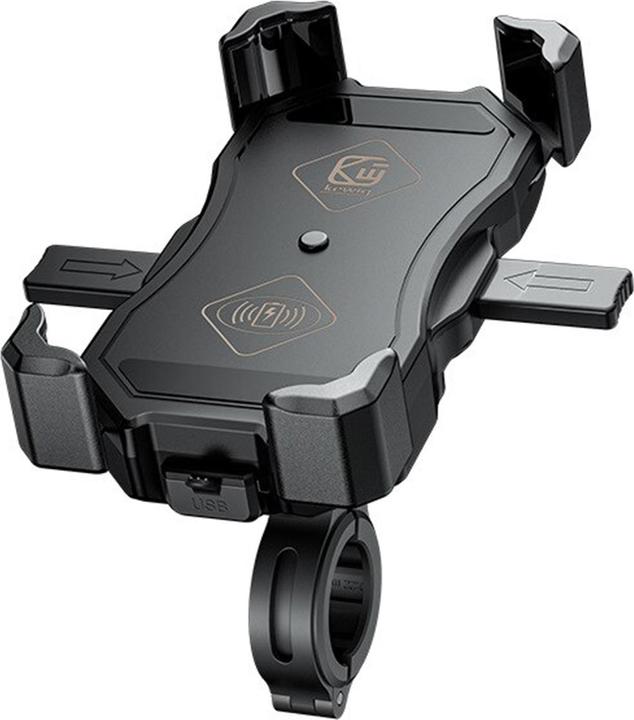 Produktbild Avizar Motorradhalterung mit QI 15W Wireless Charger