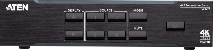 Actual product image Aten VP1420 4 x 2 True 4K Presentation Matrix Switch