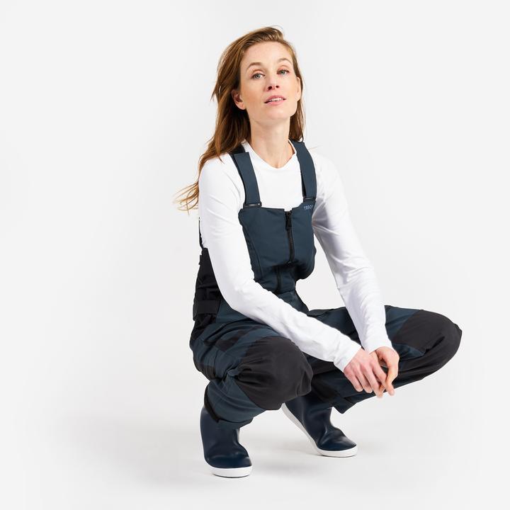 Image du produit Tribord Salopette de navigation femme - 500 gris foncé (XL)
