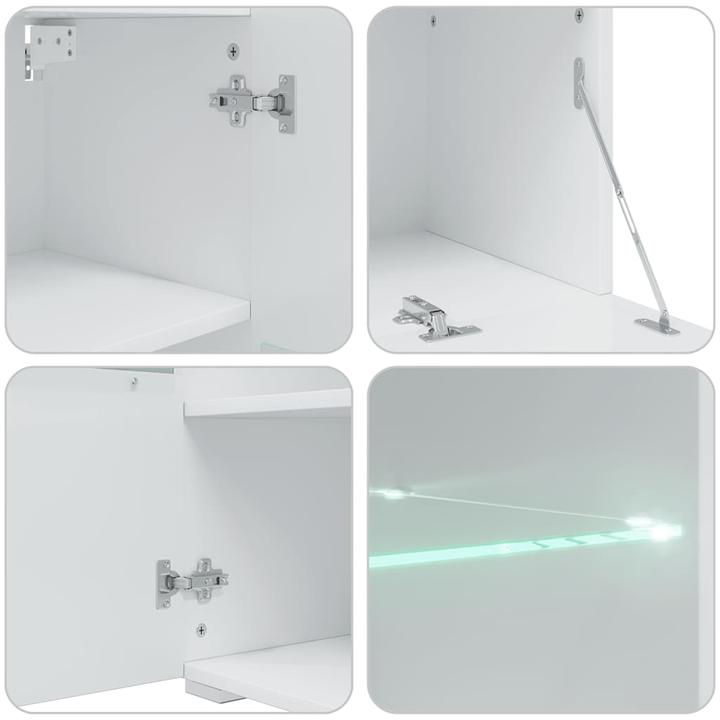 Actual product image VidaXL 5-tlg. Wohnwand mit LED-Beleuchtung Sonoma-Eiche Holzwerkstoff TV-Möbel