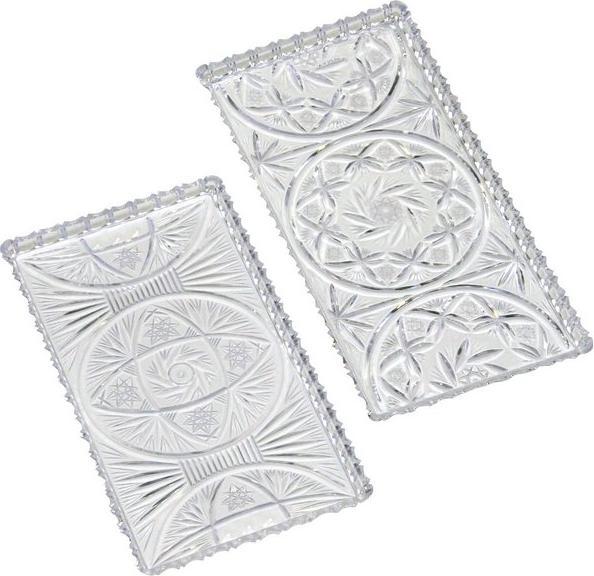 Actual product image Axentia Iris cake plate, crystal look