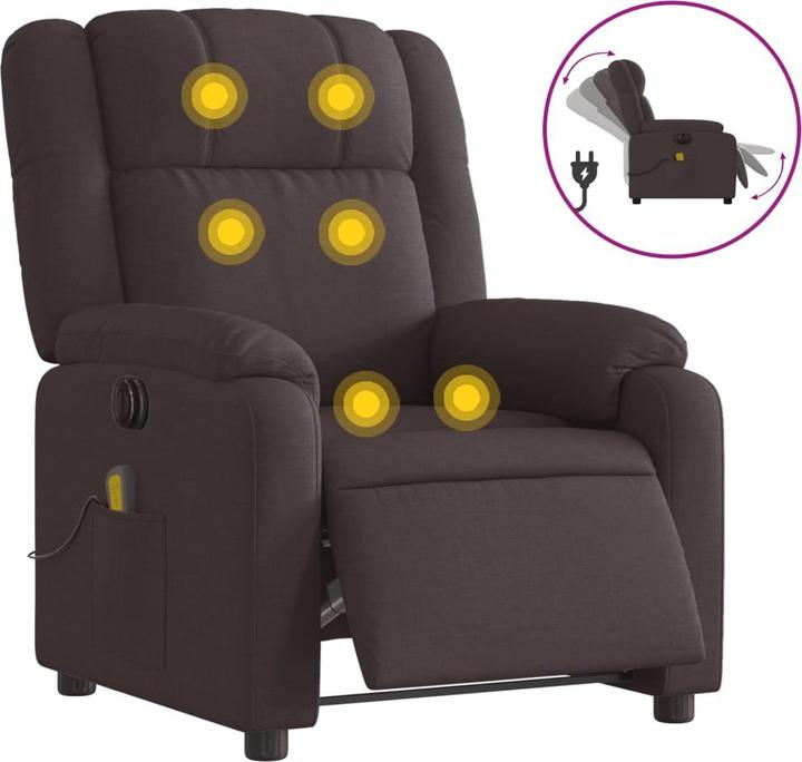 Produktbild VidaXL Massagesessel Elektrisch Stoff