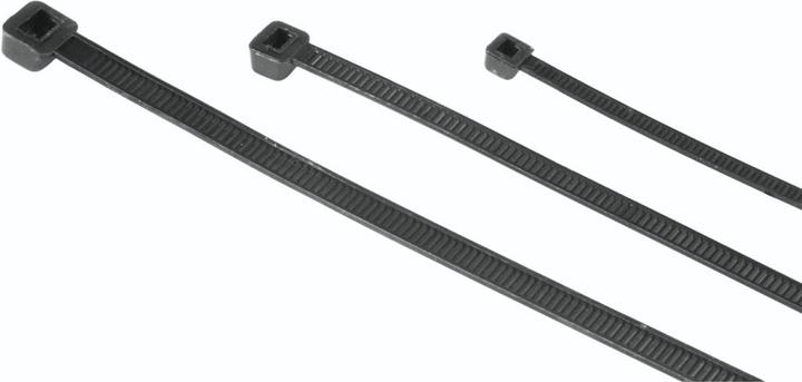 Actual product image Hama Cable tie set, 2.5 x 100/150/200 mm, black, 150 pieces (Plastic cable ties, 200 mm, 150 pcs.)