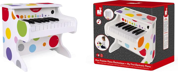Immagine prodotto Janod Il mio primo pianoforte (Inglese, Olandese, Tedesco, Francese, Italiano, Spagnolo)