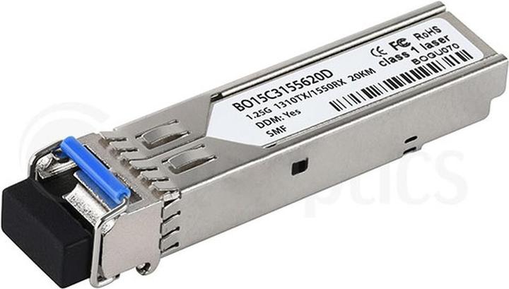 Actual product image CBO Zyxel SFP-BX1310-10 compatible BlueOptics SFP BO15C3155620D