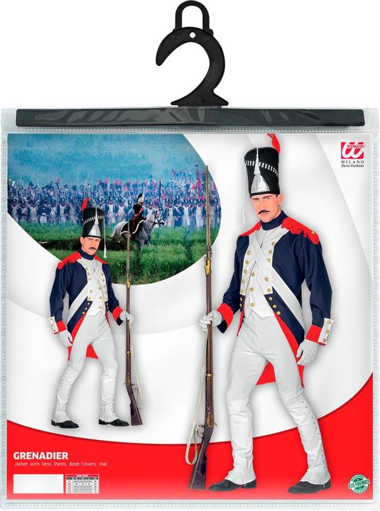 Immagine prodotto Widmann GRENADIER (Jacke mit Weste, Hose, Stiefelüberzieher, Hut), M (M)