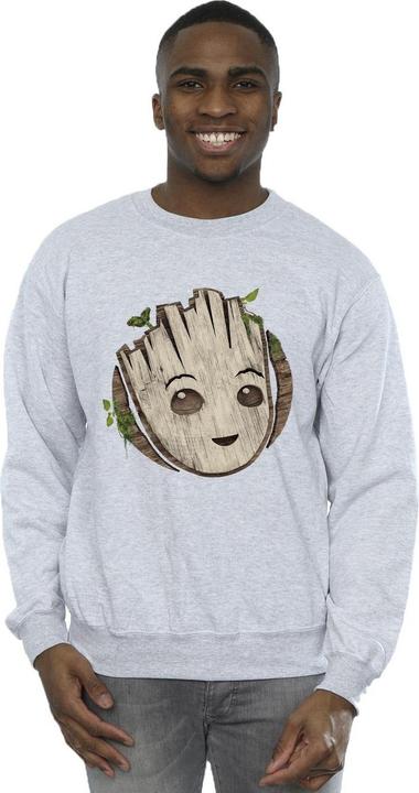 Immagine prodotto I Am Groot Wooden Head Felpa Uomo (S)
