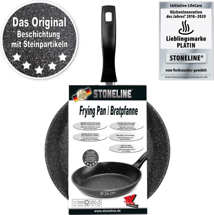 Produktbild Stoneline 6841 frying pan 24 cm (24 cm, Pfannenset + Topfset, Aluminium)