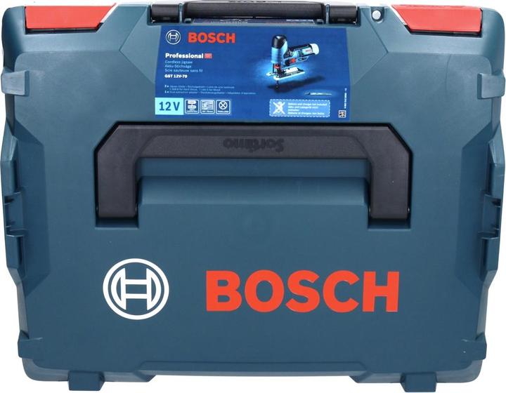Image du produit Bosch Professional Bosch GST 12V-70 Professional Scie sauteuse sans fil avec boîtier L-Boxx + 2x Batteries GBA 12 V 3 A