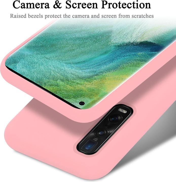 Actual product image Cadorabo TPU Liquid Silicone Case Cover for Oppo FIND X2 PRO (Oppo Find X2 Pro)