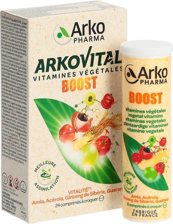 Image du produit Arkopharma Arkovital Acerola Boost Kautabletten (24 pièce(s), Cachets, 84 g)