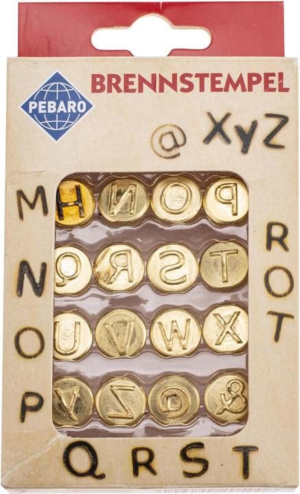 Image du produit Glorex Tampon à graver lettres M-Z 16 pièces