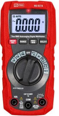 Actual product image Rs Pro RS-927A Handheld Digital Digital Multimeter