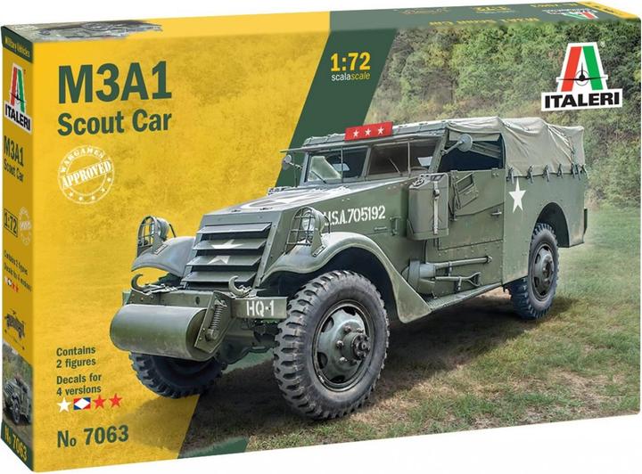 Actual product image 1:72 US M3A1 Scout Tank
