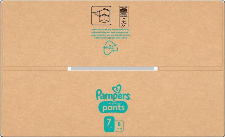 Actual product image Pampers Baby-Dry Pants (Size 7, Monthly box, 126 Piece)