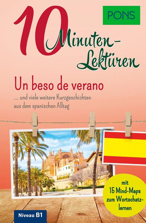 Immagine prodotto 10-Minuten-Lektüren Spanisch B1 – Un beso de verano (Tedesco, Spagnolo, PONS, 2021)