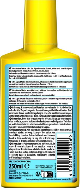 Actual product image Tetra CrystalWater (Aquarium water care)