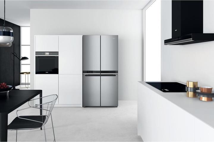 Produktbild Whirlpool WQ9 U2L Side-by-Side Kühlkombination Freistehend 594 l E Edelstahl (388 l)
