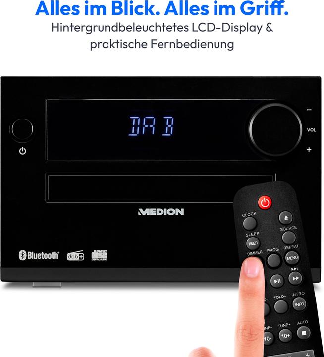Produktbild Medion Life E64482 (Bluetooth, CD Player, 2x 15 W)
