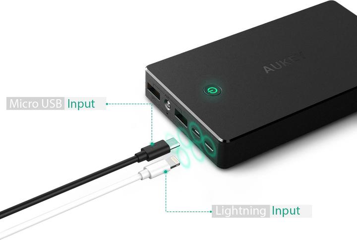 Actual product image Aukey Pb-T10 (20000 mAh, 74 Wh)