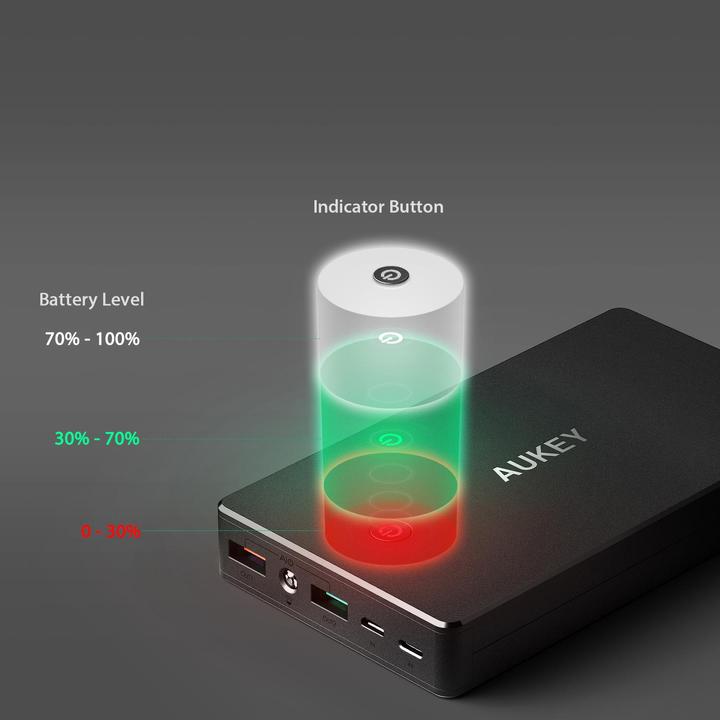 Actual product image Aukey Pb-T10 (20000 mAh, 74 Wh)