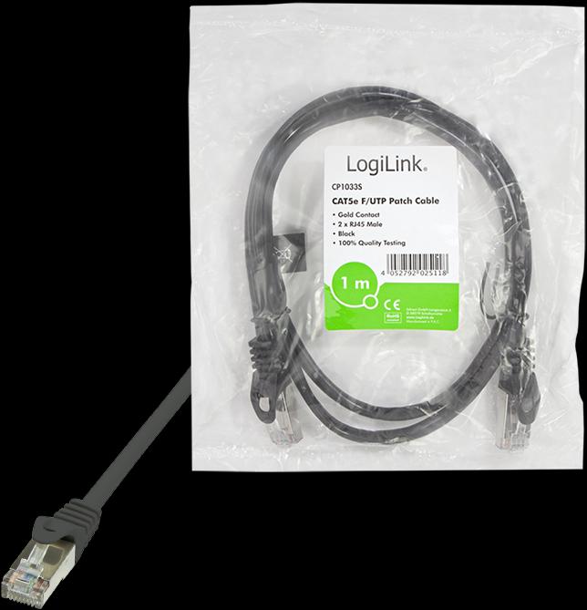 Actual product image LogiLink Network cable (F/UTP, CAT5e, 1 m)