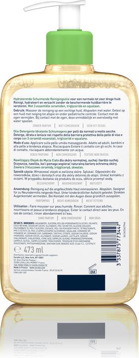 Produktbild CeraVe Feuchtigkeitsspendendes Reinigungsöl (Reinigungslotion, 473 ml)