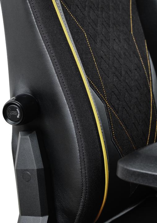 Actual product image Trust GXT 721 Ruya Pro, Universal gaming chair, 150 kg, 195 cm, Black, Aluminium, Black