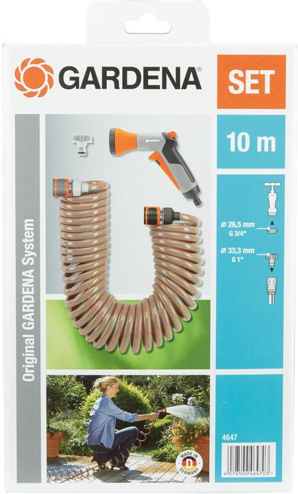 Produktbild Gardena Spiralschlauch-Set (10 m, 9 mm)