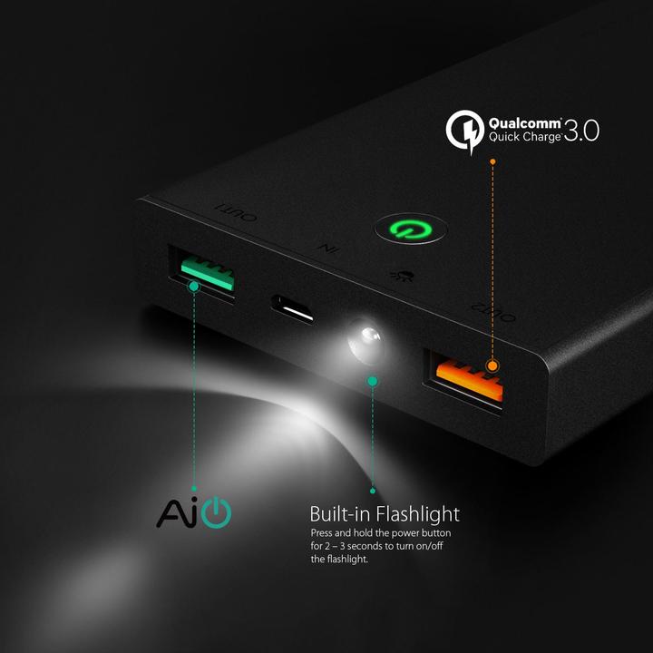 Actual product image Aukey Pb-T9 (16000 mAh, 59.20 Wh)