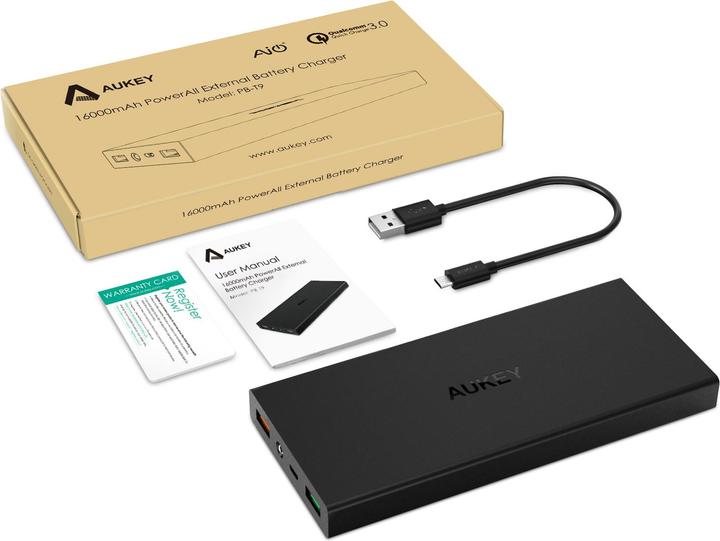 Actual product image Aukey Pb-T9 (16000 mAh, 59.20 Wh)