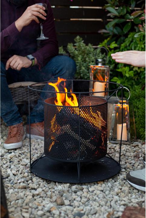 Produktbild La Hacienda Feuerkorb Kora Black (44 cm)