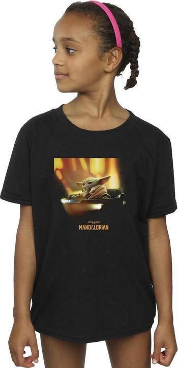 Immagine prodotto Star Wars The Mandalorian Grogu Painted Maglietta Ragazze (152, 158)