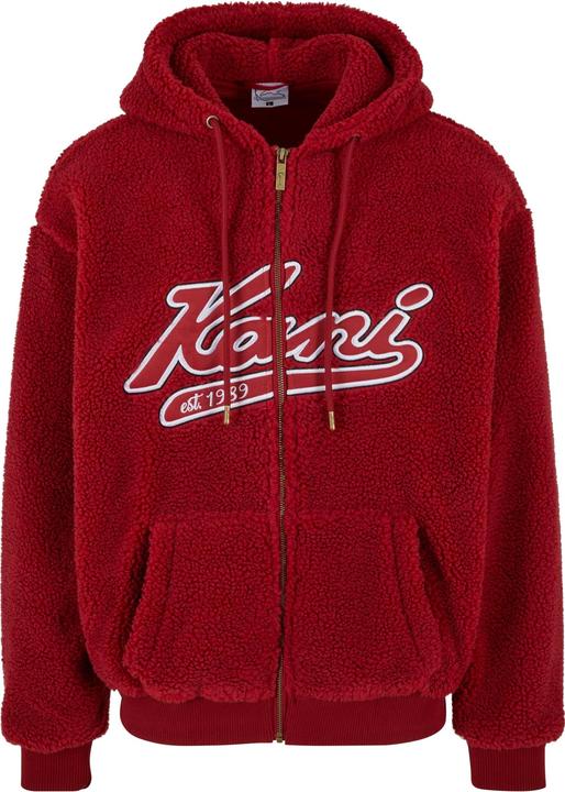 Karl Kani KM233-019-2 KK Varsity Teddy Full Zip Hoodie