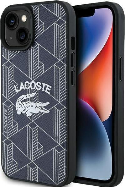 Produktbild Lacoste LCHMP15SPIGV iPhone 15 / 14 / 13 6.1" granatowy/navy hardcase Monogram Vintage Logo MagSafe (Apple iPhone 15)