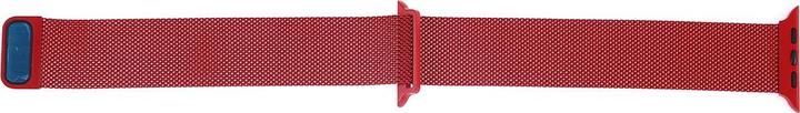 Immagine prodotto Cover-Discount Apple Watch 42 / 44mm - Bracciale in acciaio inossidabile Milanaise rosso (42 mm, 44 mm, Acciaio inossidabile)