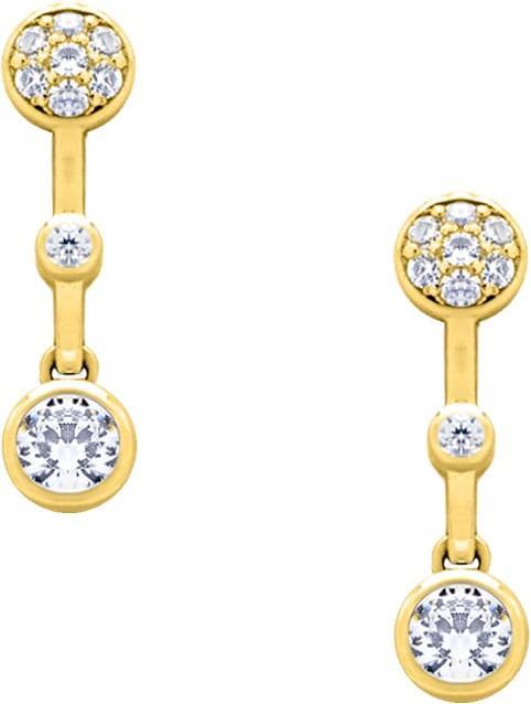 Immagine prodotto Candy Orecchini Joie, argento 925, placcati oro (Argento 925, Placcato oro 18k)