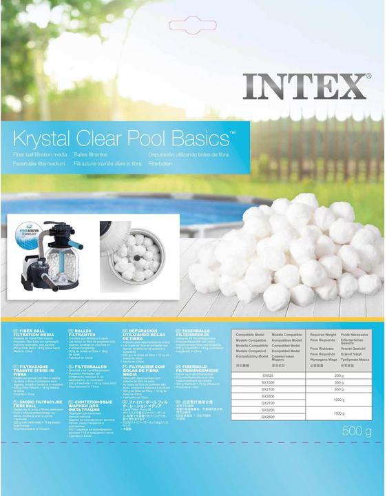 Actual product image Intex Filter balls 500 g