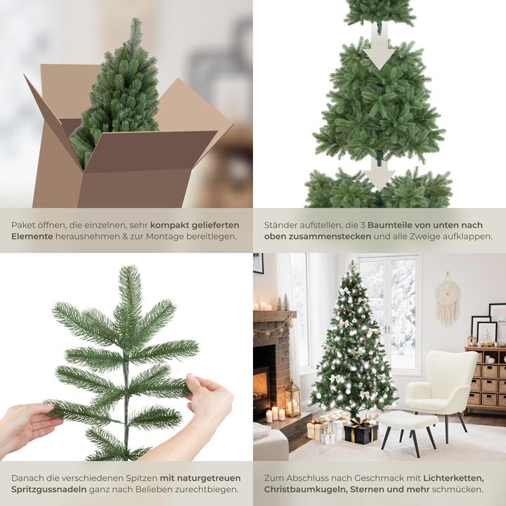 Image du produit tectake Künstlicher Weihnachtsbaum Dancer mit Spritzgussnadeln